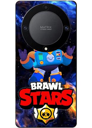 Чехол силиконовый бампер для huawei honor magic 6 lite с героем космический бравл вольт