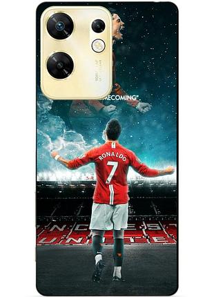 Чехол силиконовый бампер для infinix zero 30 4g с рисунком роналдо мю ronaldo