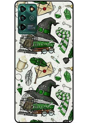 Чохол силіконовий бампер для zte blade v30 vita з картинкою слизерин slytherin гаррі поттер harry potter