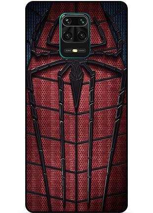 Силіконовий чохол бампер для xiaomi redmi note 9s з картинкою людина-павук spider man