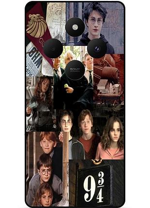 Чехол силиконовый бампер для xiaomi redmi 14c с картинкой harry potter гарри поттер