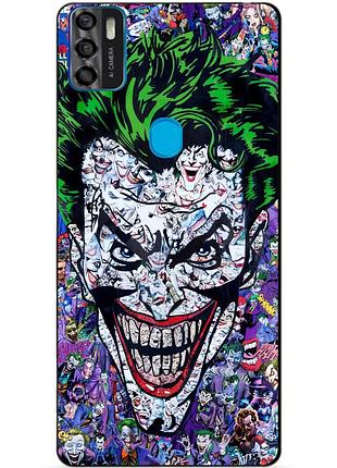 Силіконовий чохол бампер для zte blade a7s з малюнком джокер joker