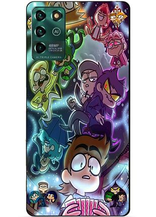 Чехол силиконовый бампер для zte blade v30 vita аниме 13 карт