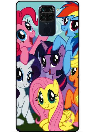 Силіконовий бампер чохол для xiaomi redmi note 9 з малюнком мій маленький поні my little pony