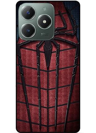 Чехол силиконовый бампер для realme c61 с картинкой человек паук spider man