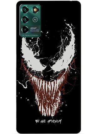 Чехол силиконовый бампер для zte blade v30 vita с рисунком веном venom