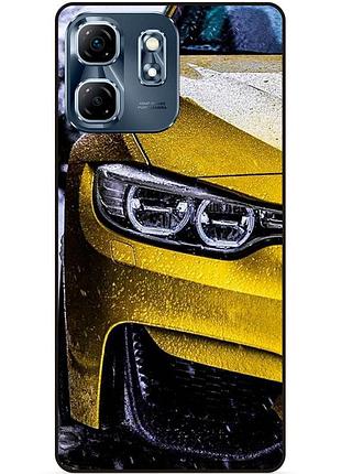 Силіконовий чохол бампер для infinix smart 9 (x6532) з малюнком bmw бмв машина авто