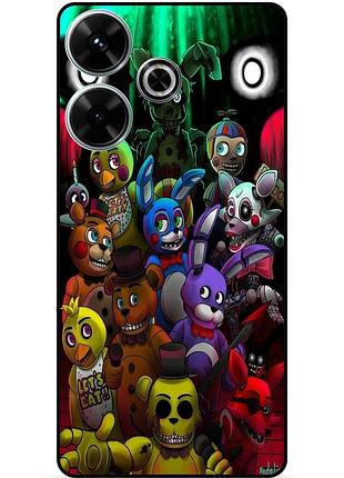 Чехол силиконовый бампер для infinix hot 30 (x6831) с рисунком freddy фредди аниматроники