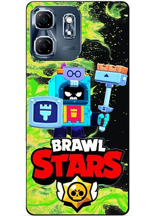 Силіконовий бампер чохол для infinix smart 9 (x6532) з героєм бравл еш