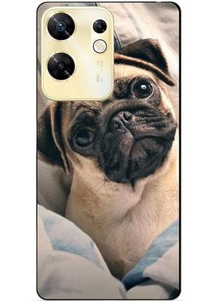 Чехол силиконовый бампер для infinix zero 30 4g с рисунком фото мопс