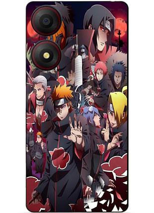 Чехол силиконовый бампер для zte blade a34 с рисунком наруто naruto аниме