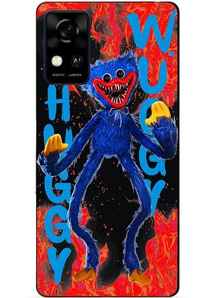 Чехол силиконовый бампер для zte blade a31 с рисунком huggy wuggy хагги вагги