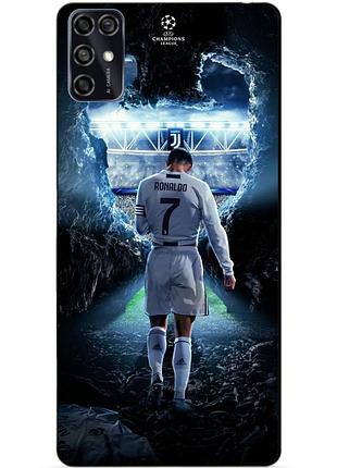 Силіконовий чохол бампер для zte blade v2020 smart з малюнком ronaldo роналдо