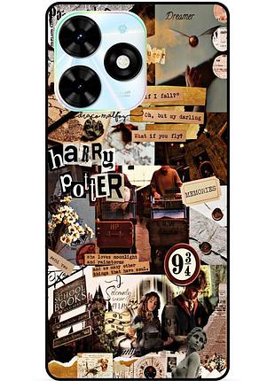 Чехол силиконовый бампер для infinix smart 8 (x6525) с рисунком гриффиндор gryffindor гарри поттер harry