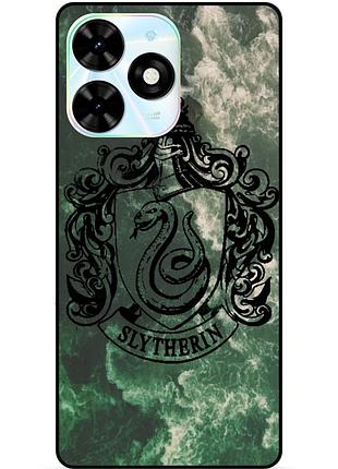 Чехол силиконовый бампер для infinix hot 40 pro (x6837) с рисунком слизерин slytherin гарри поттер harry