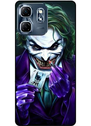 Чехол силиконовый бампер для infinix hot 50i (x6531b) с рисунком joker джокер