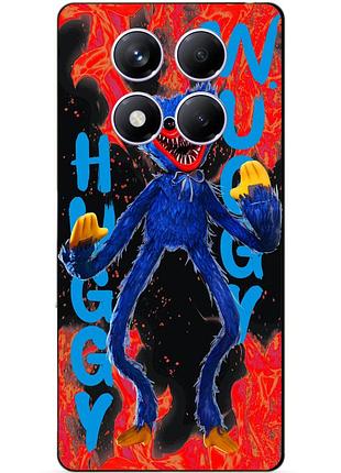 Чехол силиконовый бампер для xiaomi redmi note 14 pro с рисунком huggy wuggy хагги вагги