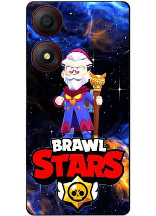 Силіконовий бампер чохол для zte blade a34 з героєм космічний бравл байрон