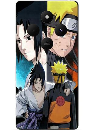Чехол силиконовый бампер для xiaomi redmi 14c с рисунком наруто узумаки naruto