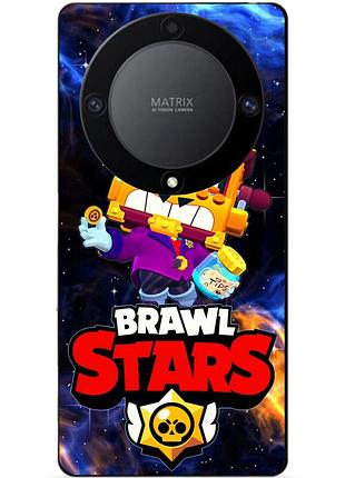 Чехол силиконовый бампер для huawei honor magic 6 lite с героем космический бравл грифф