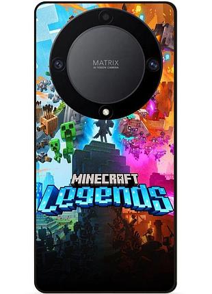 Чехол силиконовый бампер для huawei honor magic 6 lite игра майнкрафт minecraft