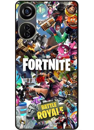 Чехол силиконовый бампер для zte nubia neo 5g с картинкой fortnite фортнайт