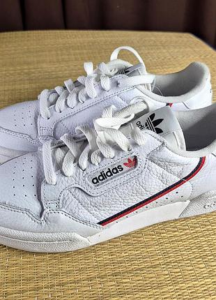Оригинальный 100% кроссовки adidas continental 80 shoes(унисекс-размер 38-24см).