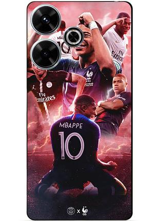 Силіконовий бампер чохол для xiaomi redmi 13 з малюнком кіліан мбаппе mbappe