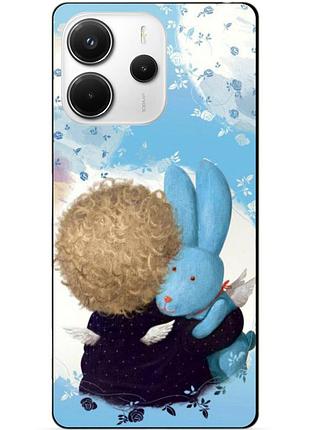 Силіконовий чохол бампер для xiaomi redmi note 14 5g з малюнком улюблений зайчик гапчинська