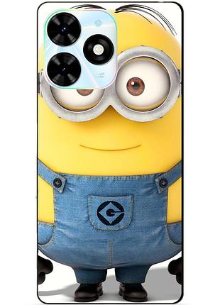 Чехол силиконовый бампер для infinix smart 8 plus (x6526) с рисунком миньон стюарт minion