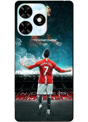 Силіконовий чохол бампер для infinix smart 8 (x6525) з малюнком роналдо мю ronaldo
