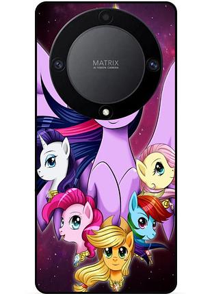 Чехол силиконовый бампер для huawei honor magic 6 lite с рисунком пони my little pony