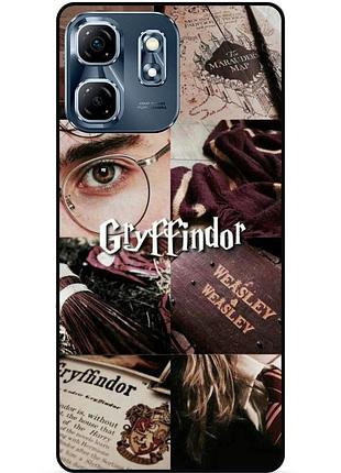 Чехол силиконовый бампер для infinix smart 9 (x6532) с рисунком gryffindor гриффиндор гарри поттер harry