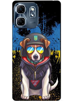 Чехол силиконовый бампер для infinix smart 9 (x6532) с рисунком пес патрон