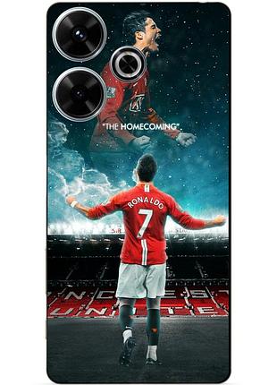 Чехол силиконовый бампер для infinix hot 30 (x6831) с рисунком роналдо мю ronaldo