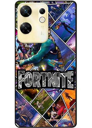 Чехол силиконовый бампер для infinix zero 30 4g с картинкой фортнайт fortnite