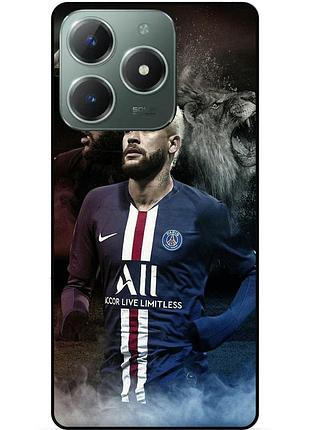 Силіконовий бампер чохол для realme c61 з малюнком неймар neymar