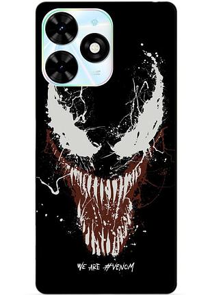 Чехол силиконовый бампер для infinix smart 8 plus (x6526) с рисунком веном venom