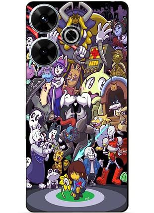 Чехол силиконовый бампер для infinix hot 30 play (x6835b) с рисунком undertale андертейл