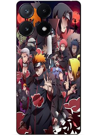 Чехол силиконовый бампер для infinix note 40 pro (x6850) с рисунком наруто naruto аниме