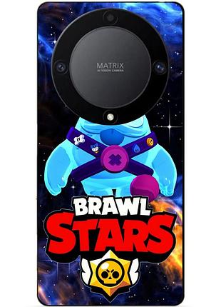 Чехол силиконовый бампер для huawei honor magic 6 lite с героем космический бравл скуик