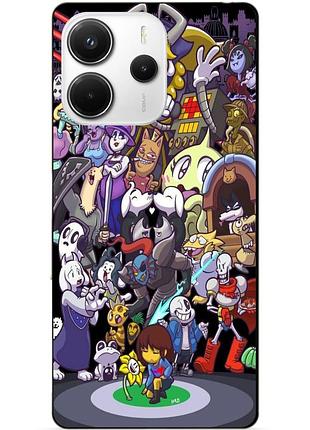 Чехол силиконовый бампер для xiaomi redmi note 14 5g с рисунком undertale андертейл