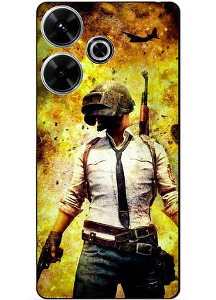 Силіконовий чохол бампер для infinix hot 30 (x6831) з малюнком пабг pubg