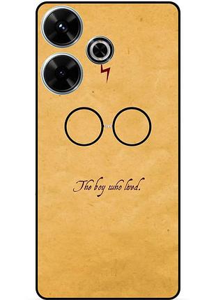 Чехол силиконовый бампер для infinix hot 30 (x6831) с рисунком гарри поттер harry potter очки