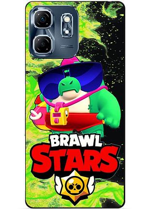 Силіконовий бампер чохол для infinix smart 9 (x6532) з героєм бравл базз