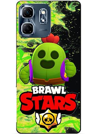 Силіконовий бампер чохол для infinix smart 9 (x6532) з героєм бравл спайк
