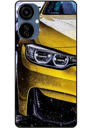 Силиконовый чехол бампер для oppo a3 с рисунком bmw бмв машина авто