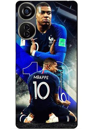 Силіконовий бампер чохол для zte nubia neo 5g з малюнком mbappe франція мбаппе