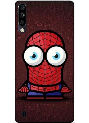 Чехол силиконовый бампер для zte blade a7 2020 с рисунком миньон человек паук spider man