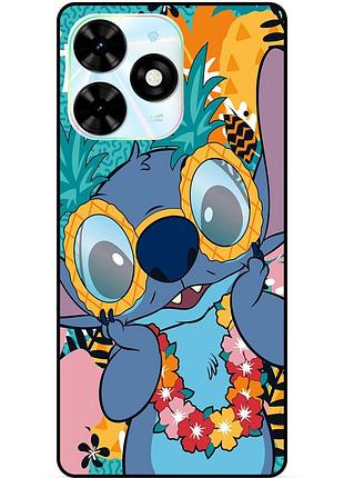 Чехол силиконовый бампер для infinix smart 8 (x6525) с рисунком стич stitch